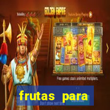 frutas para imprimir e recortar